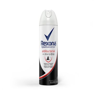 Desodorante-Rexona-Aerosol-Feminino-Antibacterial-Invisible-90g Desodorante-Rexona-Aerosol-Feminino-Antibacterial-Invisible-90g