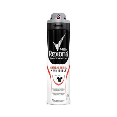 Desodorante-Rexona-Aerosol-Men-Antibacterial-Invisible-150ml Desodorante-Rexona-Aerosol-Men-Antibacterial-Invisible-150ml