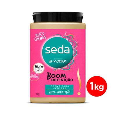 Creme-para-Pentear-Seda-Boom-Definicao-1000g Creme-para-Pentear-Seda-Boom-Definicao-1000g