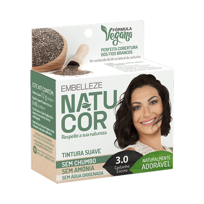 Coloracao-Natucor-3.0-Cacau-Castanho-Escuro-12g Coloracao-Natucor-3.0-Cacau-Castanho-Escuro-12g