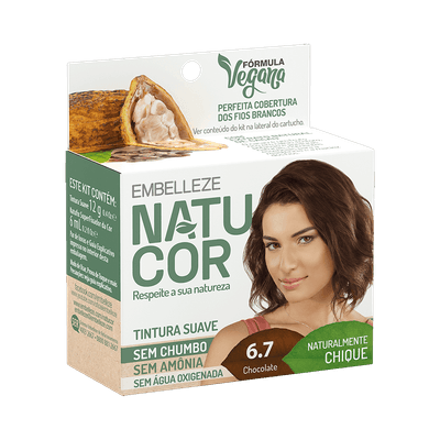 Coloracao-Natucor-6.7-Chocolate-12g Coloracao-Natucor-6.7-Chocolate-12g