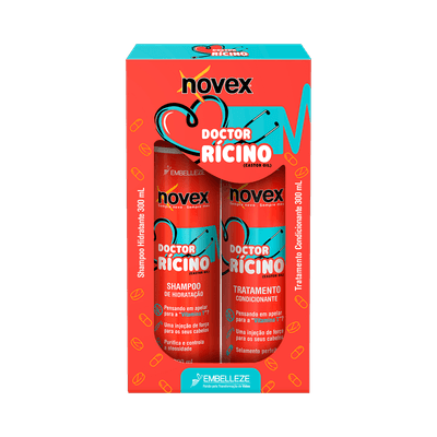 Kit-Novex-Shampoo---Condicionador-300ml-Doctor-Ricino Kit-Novex-Shampoo---Condicionador-300ml-Doctor-Ricino