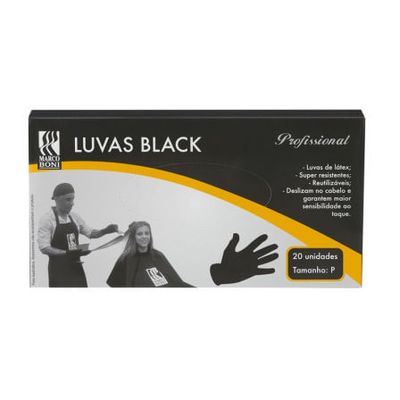 Luva-Marco-Boni-Black-P-com-20-unidades Luva-Marco-Boni-Black-P-com-20-unidades