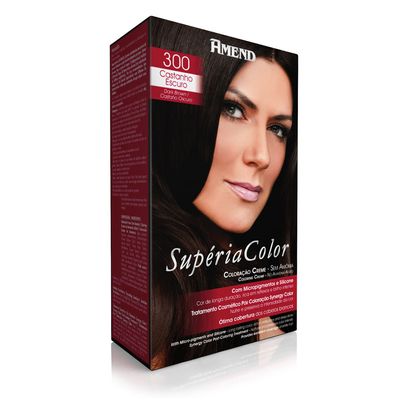 Tonalizante-Amend-Superia-Color-300-Castanho-Escuro Tonalizante-Amend-Superia-Color-300-Castanho-Escuro