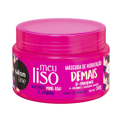 Mascara-Salon-Line-Meu-Liso-Demais-300g Mascara-Salon-Line-Meu-Liso-Demais-300g