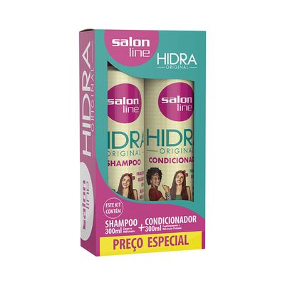 Kit-Salon-Line-Shampoo---Condicionador-Hidra-Original-300ml Kit-Salon-Line-Shampoo---Condicionador-Hidra-Original-300ml