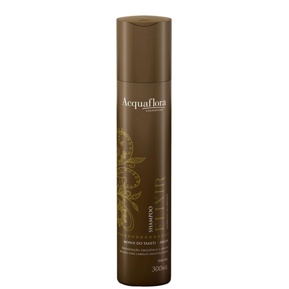 SHAMPOO ACQUAFLORA ELIXIR SECOS OU DANIFICADOS 300ML