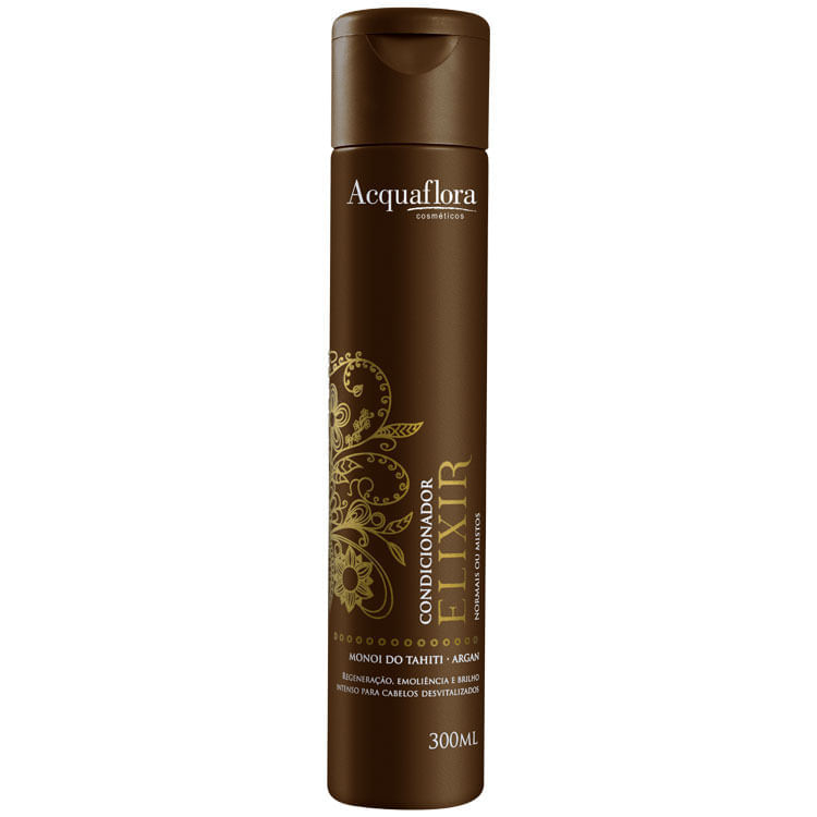 Condicionador Acquaflora Elixir Normais Ou Mistos 300ml