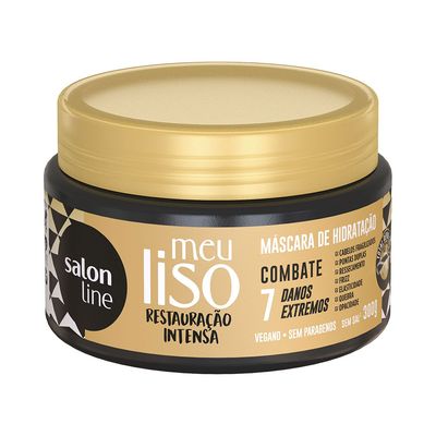 Mascara-Salon-Line-Meu-Liso-Restauracao-Intensa-300g Mascara-Salon-Line-Meu-Liso-Restauracao-Intensa-300g