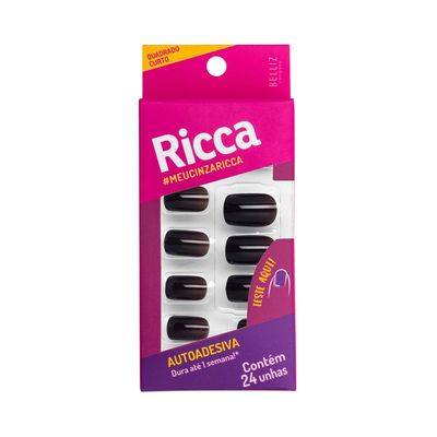 Unhas-Ricca-Autoadesivas-Cinza-Urban--1983- Unhas-Ricca-Autoadesivas-Cinza-Urban--1983-