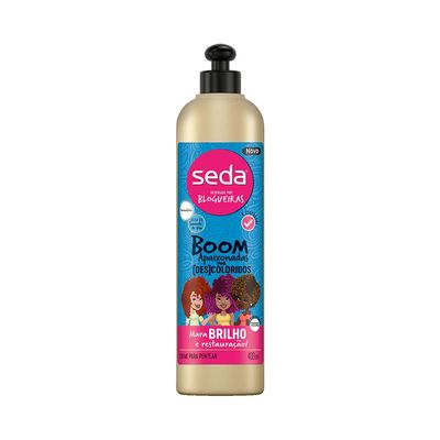 Creme-Para-Pentear-Seda-Boom-Apaixonadas-Por-Descoloridos-400ml Creme-Para-Pentear-Seda-Boom-Apaixonadas-Por-Descoloridos-400ml