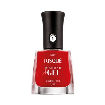 Esmalte-Risque-Diamond-Gel-Vermelho-Cereja Esmalte-Risque-Diamond-Gel-Vermelho-Cereja