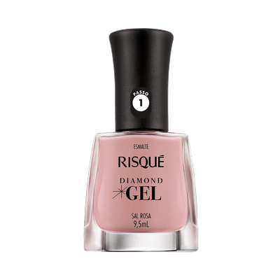 Esmalte-Risque-Diamond-Gel-Sal-Rosa Esmalte-Risque-Diamond-Gel-Sal-Rosa