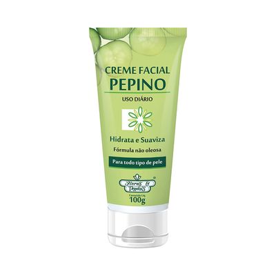 Creme-Facial-de-Pepino-Flores---Vegetais-100g Creme-Facial-de-Pepino-Flores---Vegetais-100g