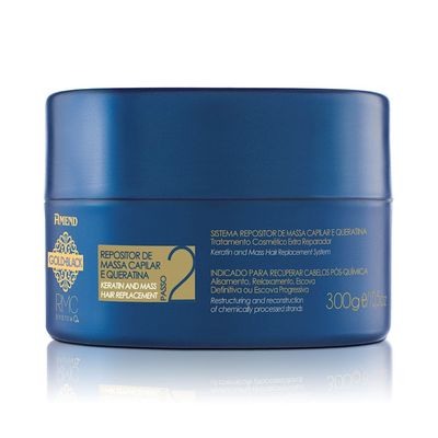 Mascara-Amend-Repositor-de-Massa-Capilar-e-Queratina-Gold-Black---300g Mascara-Amend-Repositor-de-Massa-Capilar-e-Queratina-Gold-Black---300g