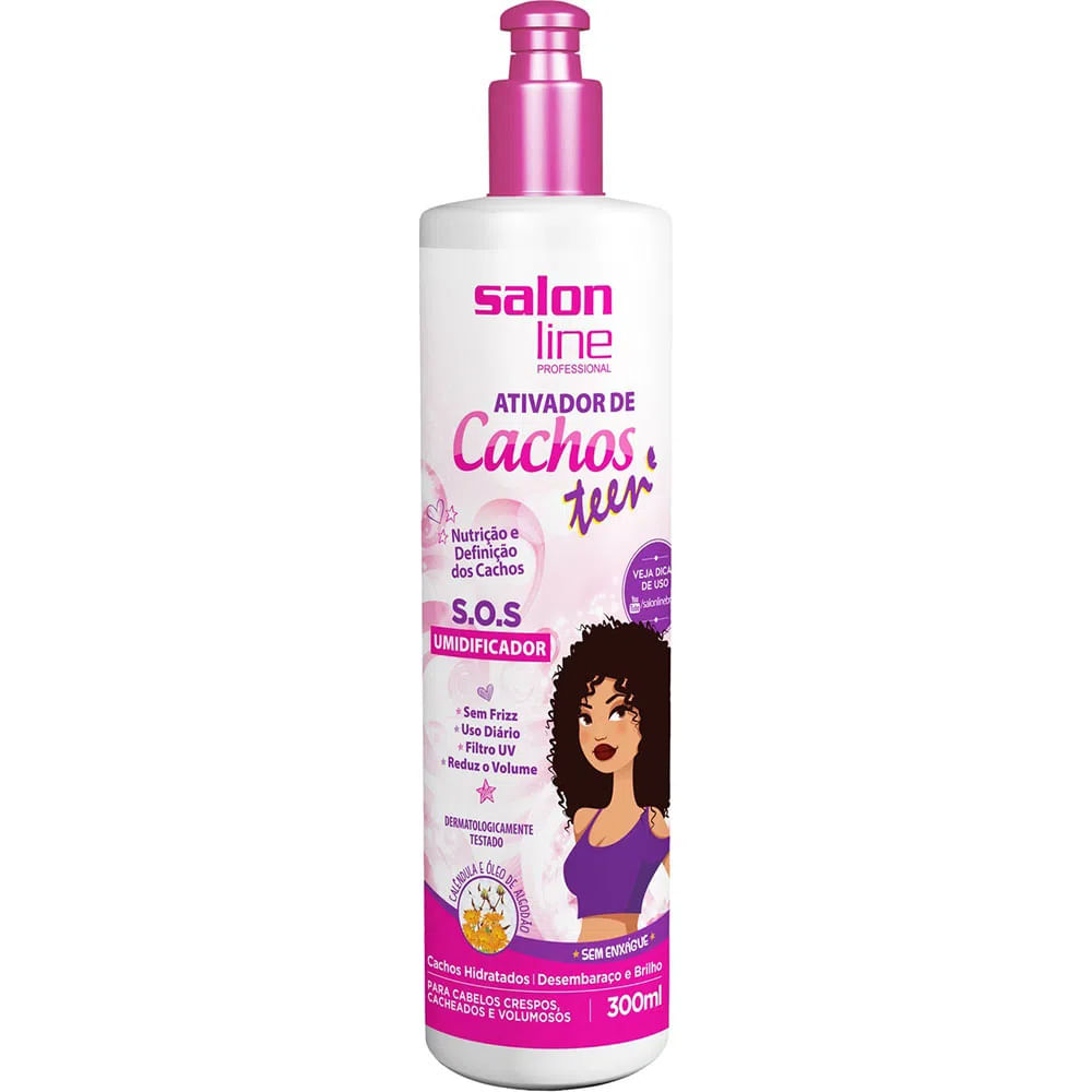 Ativador De Cachos Salon Line Teen 300ml Leocosmeticos Ativador De Cachos Salon Line Teen 300ml Leocosmeticos