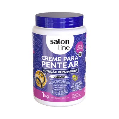 Creme-de-Pentear-Salon-Line-Redutor-de-Volume-Nutricao-Reparadora-1000g Creme-de-Pentear-Salon-Line-Redutor-de-Volume-Nutricao-Reparadora-1000g