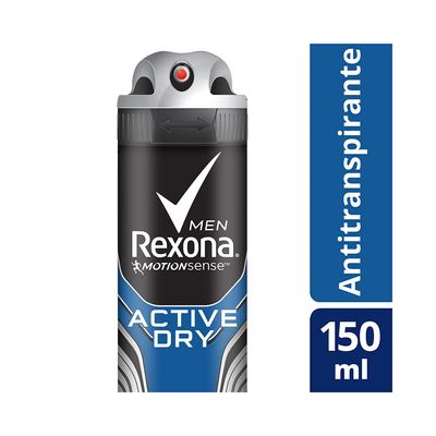 Desodorante-Rexona-Aerosol-Masculino-Active-Dry-150ml Desodorante-Rexona-Aerosol-Masculino-Active-Dry-150ml