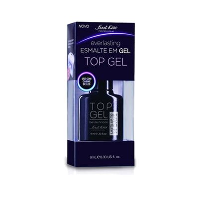 Esmalte-em-Gel-Top-Gel-First-Kiss-Everlasting Esmalte-em-Gel-Top-Gel-First-Kiss-Everlasting