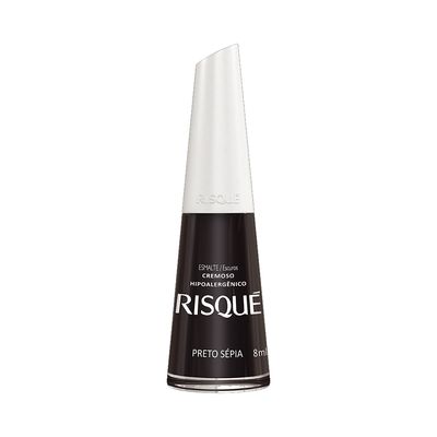 Esmalte-Risque-Cremoso-Art-Preto-Sepia Esmalte-Risque-Cremoso-Art-Preto-Sepia