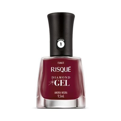 Esmalte-Risque-Diamond-Gel-Amora-Negra Esmalte-Risque-Diamond-Gel-Amora-Negra