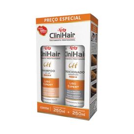 Kit-Niely-CliniHair-Liso-Expert-Shampoo-250ml-Condicionador-250ml