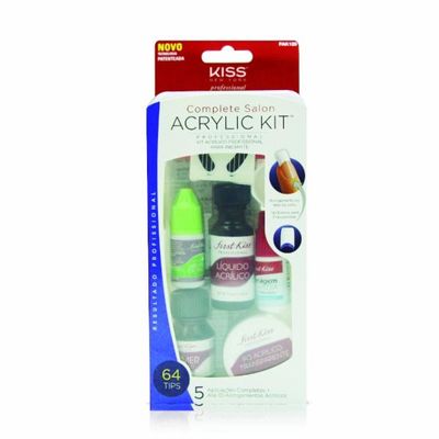 Kit-para-Aplicacao-de-Unhas-Acrilicas-First-Kiss-Complete-Salon-Acrylic Kit-para-Aplicacao-de-Unhas-Acrilicas-First-Kiss-Complete-Salon-Acrylic
