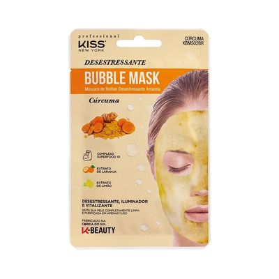 Mascara-Facial-Kiss-New-York-Bubble-Mask-Desestressante-Curcuma Mascara-Facial-Kiss-New-York-Bubble-Mask-Desestressante-Curcuma