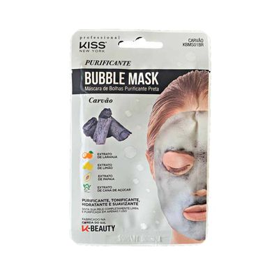 Mascara-Facial-Kiss-New-York-Bubble-Mask-Purificante-Carvao Mascara-Facial-Kiss-New-York-Bubble-Mask-Purificante-Carvao