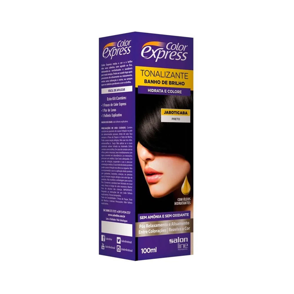 Tonalizante Salon Line Color Express Kit Jaboticaba