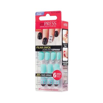 Unhas-Posticas-First-Kiss-Impress-Filha-Unica-Bells-Whistles-BIPA020BR