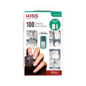 Unhas-Posticas-Kiss-New-York-Naturais-Quadrado-Curto-com-100-Unidades