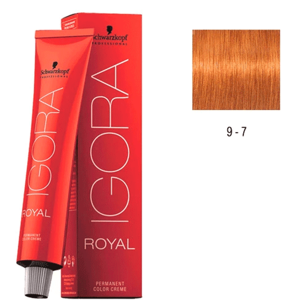 Coloração Igora Royal (4 Un) Cor 9-7+ ( 1 Un) Ox 40 Lt