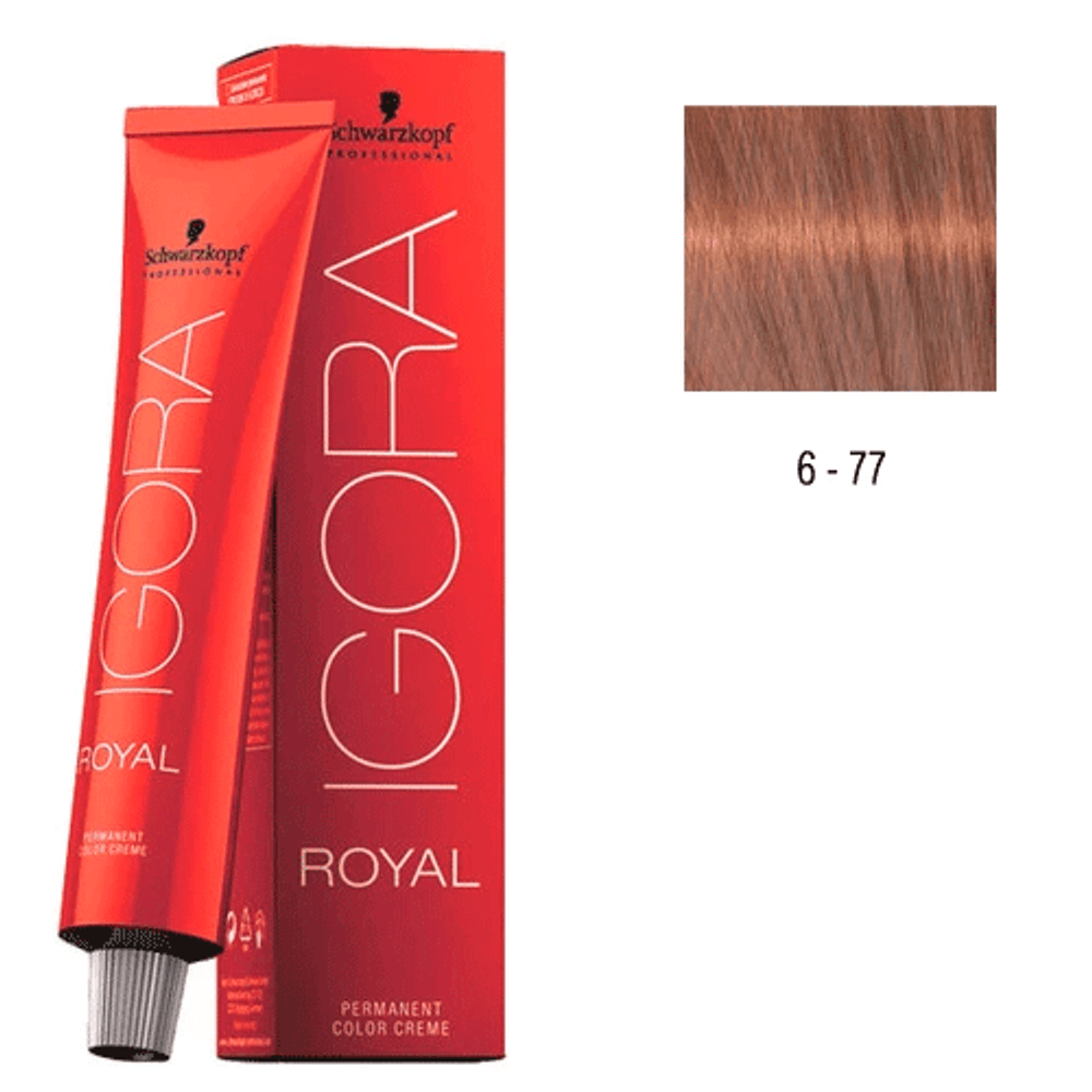 Coloração Igora Royal 6-77 60g  A&M Cosméticos - A&M Cosméticos