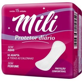 Absorvente-Mili-Protetor-Diario-Sem-Abas-15un