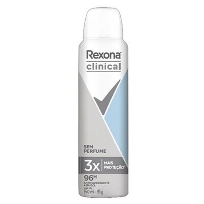 Antitranspirante-Aerossol-Sem-Perfume-Rexona-Clinical-Com Antitranspirante-Aerossol-Sem-Perfume-Rexona-Clinical-Com