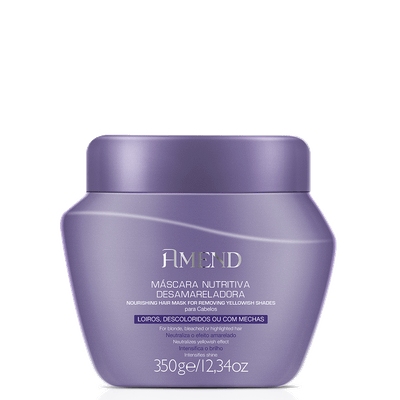 MASCARA-AMEND-NUTRITIVA-CABELOS-DESCOLORIDOS-350G MASCARA-AMEND-NUTRITIVA-CABELOS-DESCOLORIDOS-350G