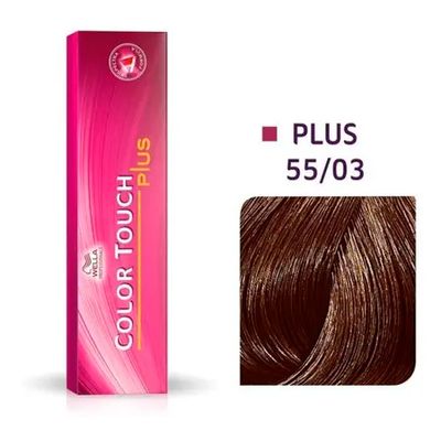 Tonalizante-Wella-Color-Touch-Plus-55-03-Castanho-Claro-Intenso-Natural-Dourado-60g Tonalizante-Wella-Color-Touch-Plus-55-03-Castanho-Claro-Intenso-Natural-Dourado-60g